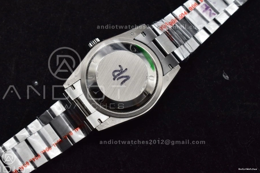 President 36 on EyeCatching 689 (Gain Dial Light vr3255 Weight) Blue Roman Steel SS 904L Bracelet Edition DayDate QF V5 Best 1031